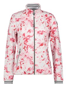 LUHTA Bluză cu fermoar sport 'Esseby' roz / roz zmeură / alb
