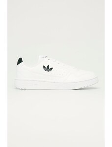 adidas Originals sneakers copii Ny 90 J culoarea alb FY9840