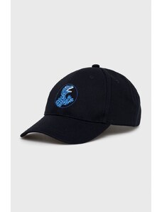 PS Paul Smith șapcă culoarea albastru marin, cu imprimeu