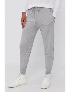 Polo Ralph Lauren pantaloni bărbați, culoarea gri, material uni 714845000000