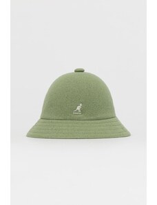 Kangol Pălărie culoarea verde, de lână