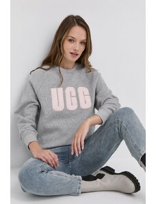 UGG Bluză femei, culoarea gri, cu imprimeu 1123718-BKCRM