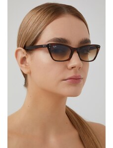 Ray-Ban ochelari de soare femei, culoarea maro