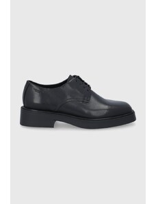 Vagabond Shoemakers Pantofi de piele femei, culoarea negru, cu platformă