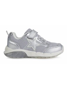 Geox pantofi copii culoarea argintiu