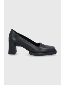 Vagabond Shoemakers pantofi de piele Edwina culoarea negru, cu toc drept
