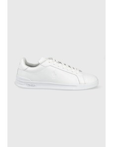 Polo Ralph Lauren sneakers din piele HRT CT II culoarea alb