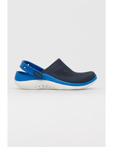 Crocs papuci culoarea albastru marin