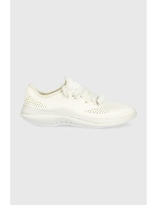 Crocs sneakers Literide 360 Pacer culoarea alb 206705