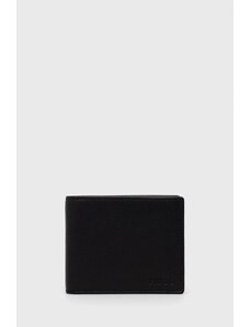 HUGO portofel de piele bărbați, culoarea negru 50471612