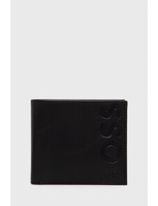 BOSS portofel de piele bărbați, culoarea negru 50470802