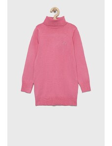 Guess pulover copii culoarea roz, light