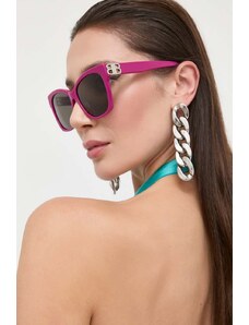 Balenciaga ochelari de soare femei, culoarea roz