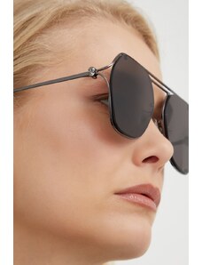 Alexander McQueen ochelari de soare femei, culoarea gri
