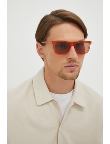 Saint Laurent ochelari de soare barbati, culoarea portocaliu