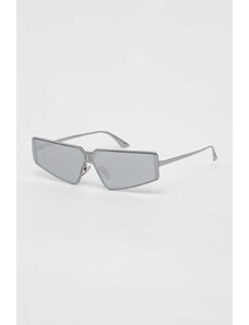 Balenciaga ochelari de soare culoarea argintiu