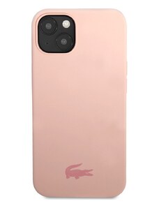 Lacoste husa pentru telefon Iphone 13 6,1" culoarea roz