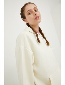 Reebok Classic bluză femei, culoarea bej, uni HH9711-NONDYE
