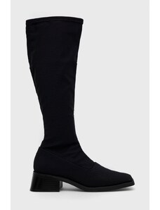 Vagabond Shoemakers cizme Blanca femei, culoarea negru, cu platforma