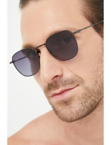 Tommy Hilfiger ochelari de soare barbati, culoarea albastru marin