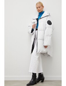 MMC STUDIO geaca de puf Moonwalk femei, culoarea alb, de iarna, oversize