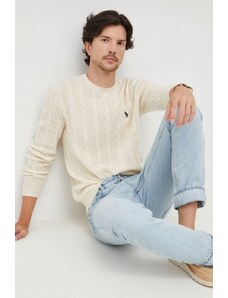 Polo Ralph Lauren pulover bărbați, culoarea bej, light 710877000000