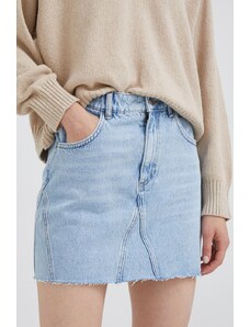 Sisley fusta jeans mini, drept
