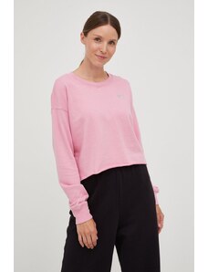 Dkny bluza femei, culoarea roz, cu imprimeu