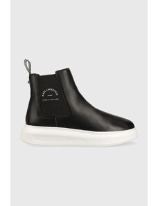 Karl Lagerfeld pantofi inalti Kapri Mens barbati, culoarea negru