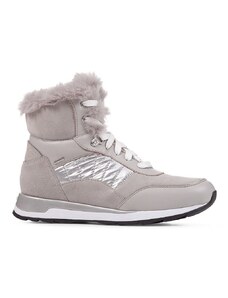 Geox cizme de iarna copii New Aneko B Abx culoarea argintiu