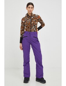 Colourwear pantaloni Cork culoarea violet