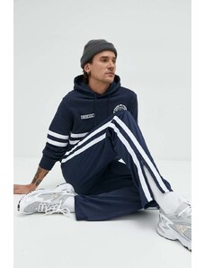 Unfair Athletics pantaloni de trening barbati, culoarea albastru marin, cu imprimeu