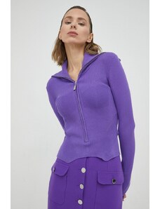 Remain pulover femei, culoarea violet, light