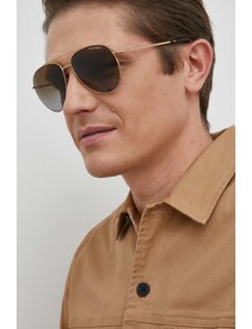 Armani Exchange ochelari de soare barbati, culoarea auriu