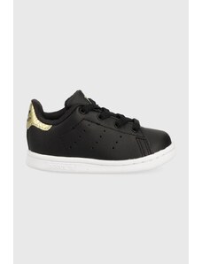 Adidas Originals sneakers pentru copii Stan Smith El I culoarea negru