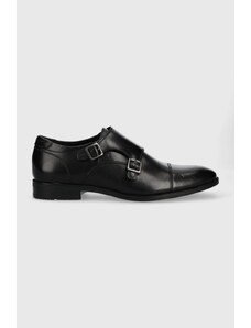 Aldo pantofi de piele Holtlanflex barbati, culoarea negru, 13180582.HOLTLANFLEX