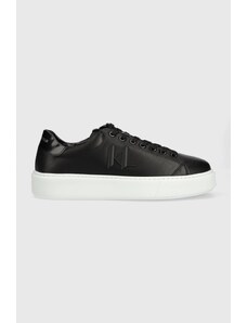Karl Lagerfeld sneakers din piele MAXI KUP culoarea negru KL52215