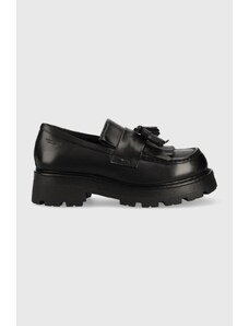 Vagabond Shoemakers mocasini de piele COSMO 2.0 femei, culoarea negru, cu platforma, 5449.201.20
