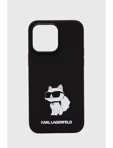 Karl Lagerfeld Husă pentru telefon iPhone 14 Pro Max 6,7'' culoarea negru