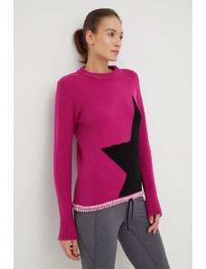 Newland pulover de lana femei, culoarea roz