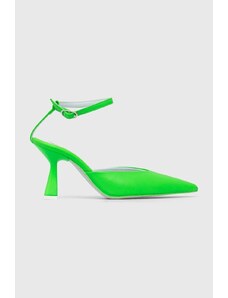 Chiara Ferragni pantofi cu toc CF3144_041 culoarea verde