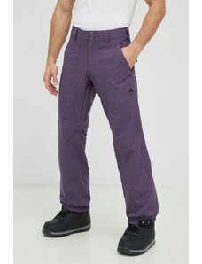 Burton pantaloni Melter Plus culoarea violet
