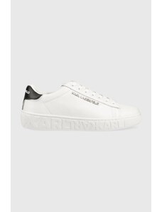 Karl Lagerfeld sneakers KUPSOLE III KC culoarea alb KL61018A