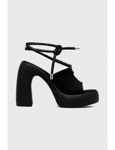 Karl Lagerfeld sandale ASTRAGON HI culoarea negru, KL33725