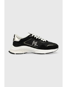 Karl Lagerfeld sneakers LUX FINESSE culoarea negru, KL53165