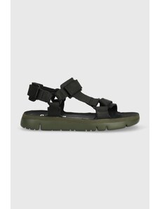 Camper sandale de piele Oruga Sandal barbati, culoarea negru, K100416.020