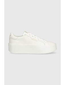 Guess sneakers din piele MARILYN culoarea alb, FL6MRI LEA12
