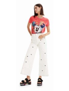 Desigual jeansi x Disney femei medium waist