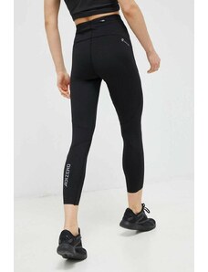 adidas Performance leggins de alergare Adizero culoarea negru, neted