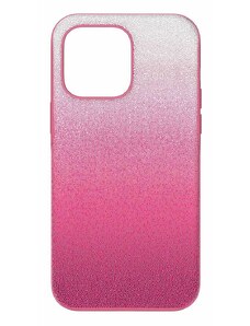 Swarovski Husă pentru telefon 5650834 HIGH 14 PRO MAX culoarea roz